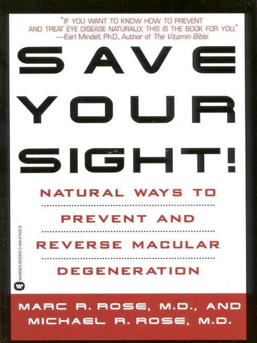 Title details for Save Your Sight! by Marc R. Rose - Available